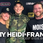 Frosty, Heidi and Frank with guest Steve Byrne