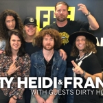 Frosty, Heidi and Frank with guests Dirty Honey